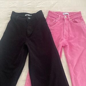 Zara Marine wide leg jeans - 2 pair!